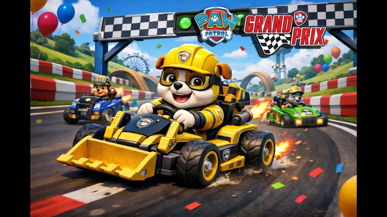 Paw Patrol Grand Prix: Corremos con Rubble!