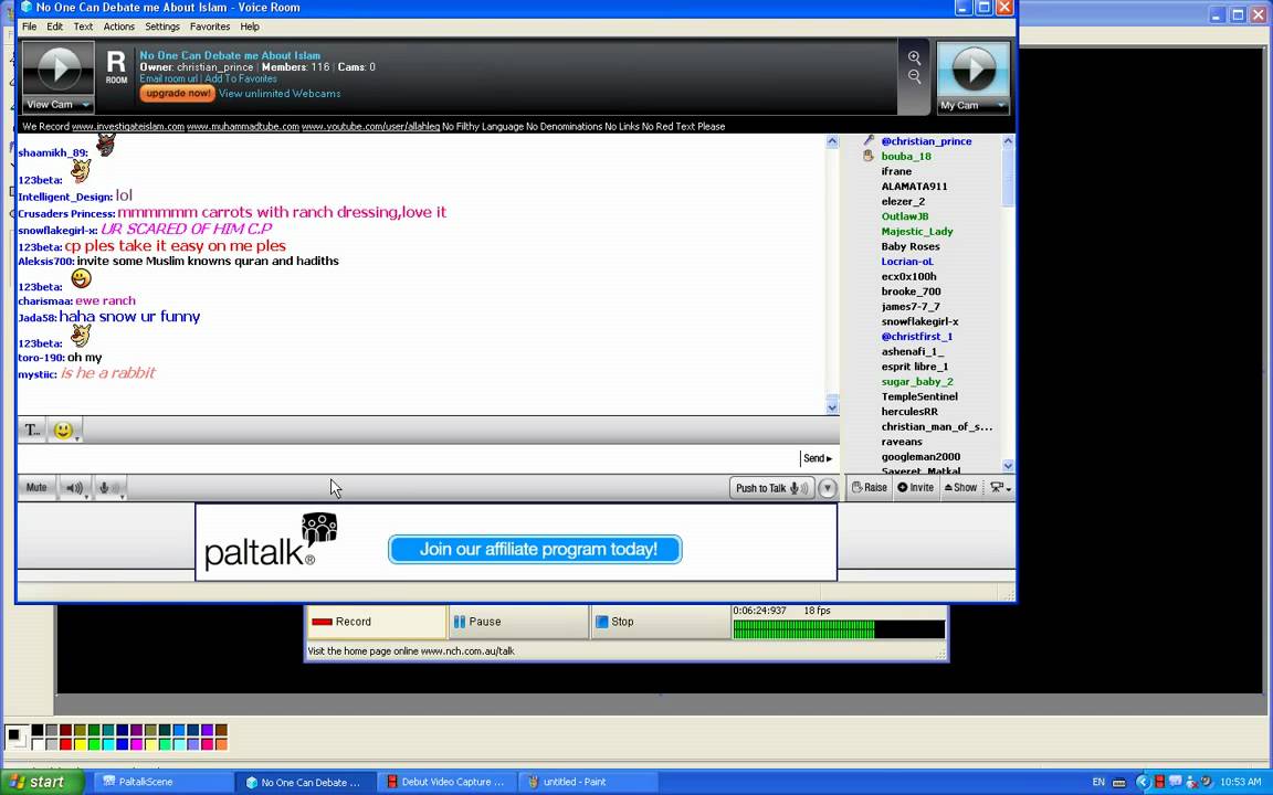 ifrane, Hakim Nasir Ahmed 1 against Christian Prince of Pal Talk live debate part 10 camera iphone 8 plus apk