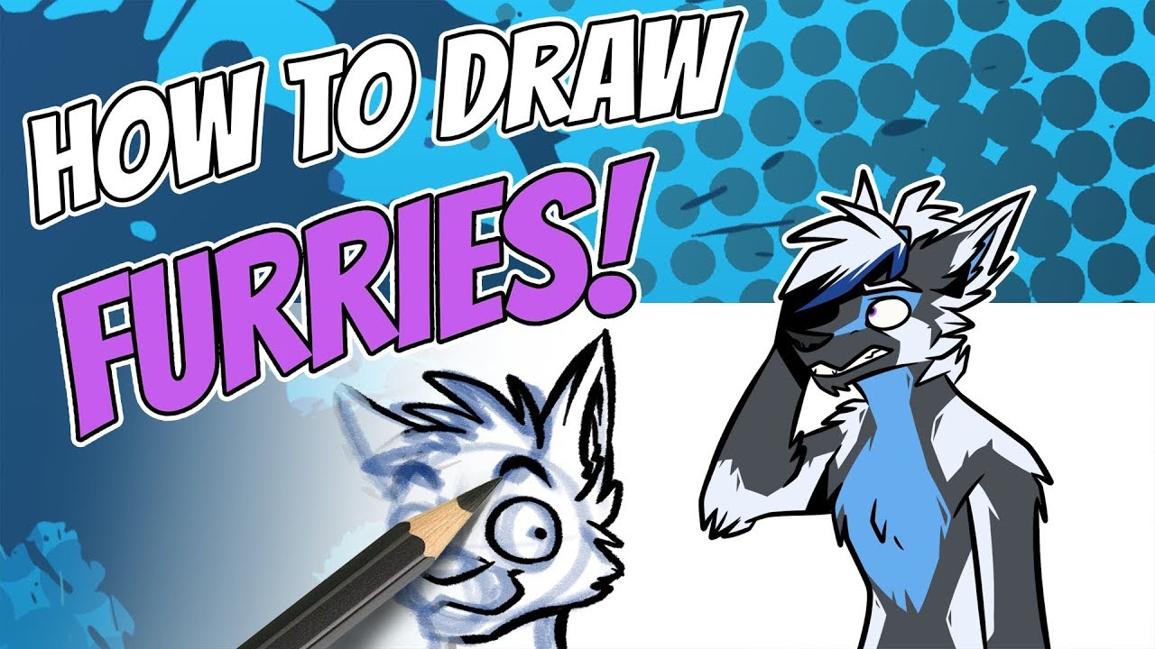 how to draw furry