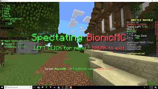 Minecraft Battle Royale I saw justvurb and bionicmc