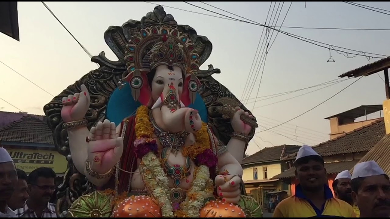 Dev maza Jenius cha raja visarjan sohala 2017 washi