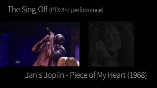 Piece of My Heart - Janis Joplin / Pentatonix (Side by Side)