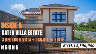 Inside Ksh. 14,500,000 3 - Bed + Dsq Villa in Kibiko Ngong, Nairobi Kenya