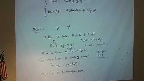 Periods and special values of L-functions (Kartik Prasanna) 4-4