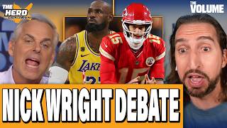 Nick Wright DEBATE: Top 10 NFL QBs, Mahomes vs. Allen + LeBron & Warriors | Colin Cowherd: THE HERD