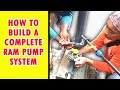 How to Build a Complete Ram Pump System. Heavy duty ram pump - Filipino