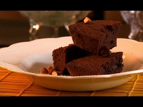 Delicious Rum & Almond Chocolate Brownies By Nikhil - Brownie Recipe For Valentine Day | India Food Network