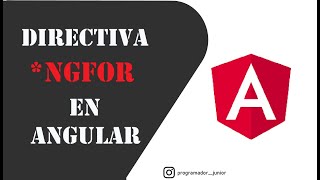 ¿ Cómo usar la Directiva *ngFor de angular  (saber su index, odd y even)👨‍💻✅