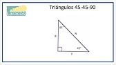 Triangulo Especial 45 45 90 Youtube