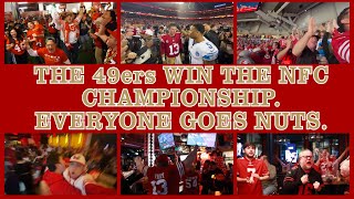 The San Francisco 49ers Win the NFC Championship. Everyone Goes Nuts. (Fan Reactions)