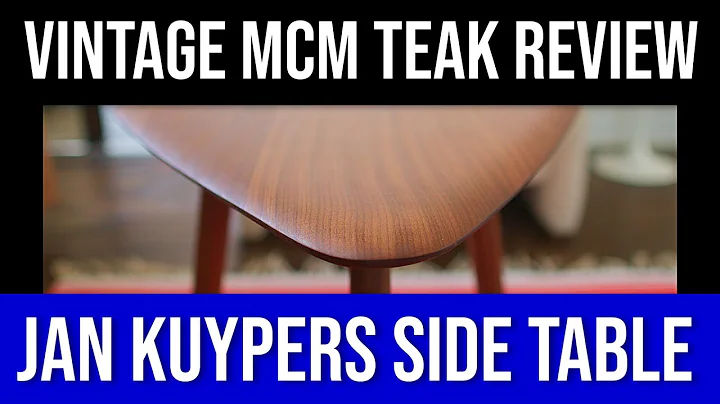 MID CENTURY MODERN TEAK:  Vintage Jan Kuypers/ Imperial Furniture MCM Side Table review
