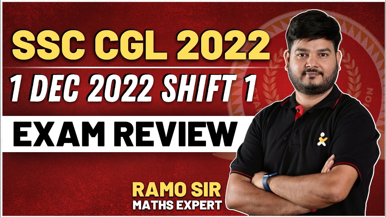 1 Dec Shift 1 SSC CGL 2022 Tier 1 - YouTube