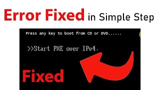 How To Fix  Start PXE over IPv4 Hyper V Windows Installation Boot loader Problem Fix | 2024