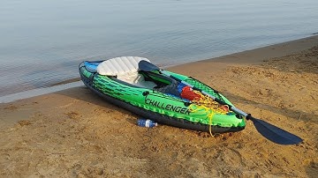 New Inflatable Kayak Intex Challenger K1 /Maiden Voyage #kayak #budgetfriendly #fun