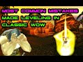 The Most Common Mistakes Made Leveling in Classic WoW