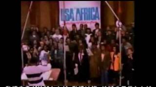 we are the world (日本語　英語　歌手名付き）full ver USA for AFRICA chords