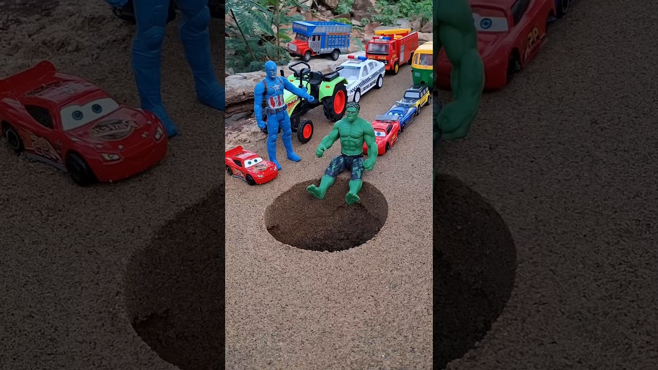 unboxing hulk & Rashid ke toys & car & asmr & 