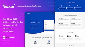 Hamid — Responsive Unbounce Landing Page Template | Themeforest Website Templates and Themes