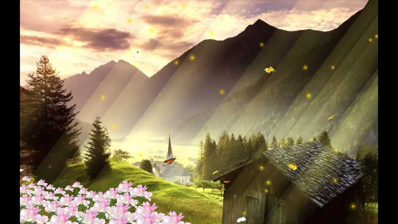 Beautiful Landscape Animated Wallpaper http://www.desktopanimated.com