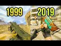 Evolution Of The MAC 10 In Counter Strike On Dust Map 1999 2019 