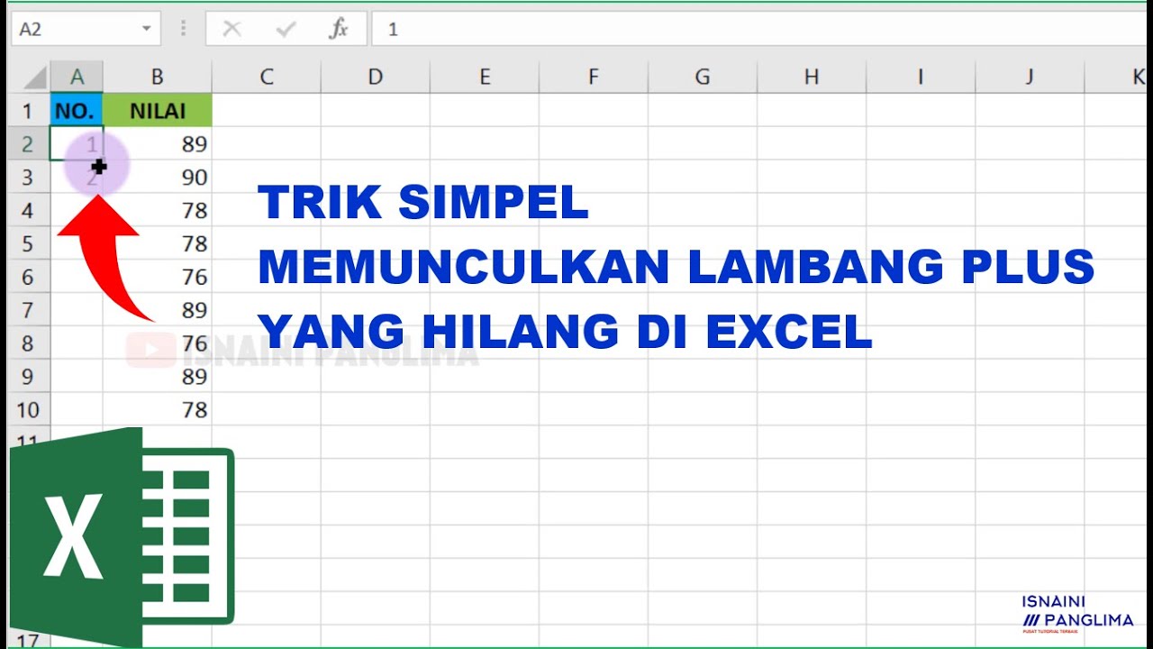 Cara Memunculkan Tanda Plus Yang Hilang di Microsoft Excel | Belajar ...