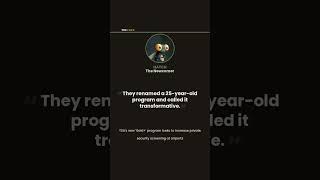 "They renamed a 25-year-old program and called it transformative." | The Flies