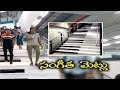 Authorities set up a musical stair case at MG Road Metro Station in Kochi, Kerala