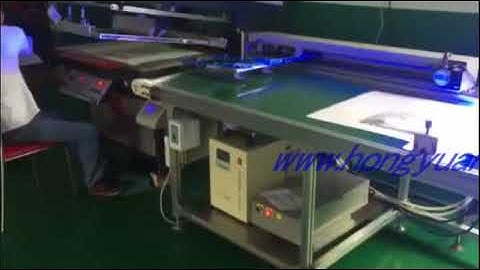 3/4 Automatic UV Spot Screen Printing Machine
