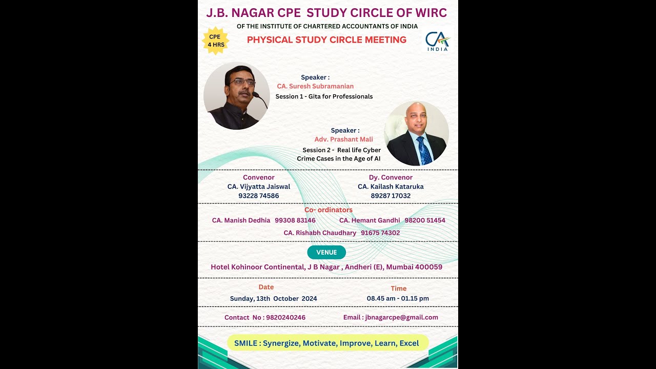 13 October 2024 Real life Cyber Crime Cases in the Age of AI   Adv Dr  Prashant Mali