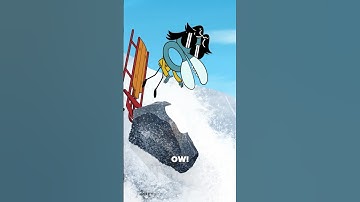 scissors epic sled FAIL! 🛷 | rock paper scissors #shorts