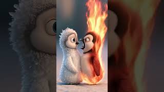 You can always cool me down ❤️ #cute #penguin #love #partnership #imagineart
