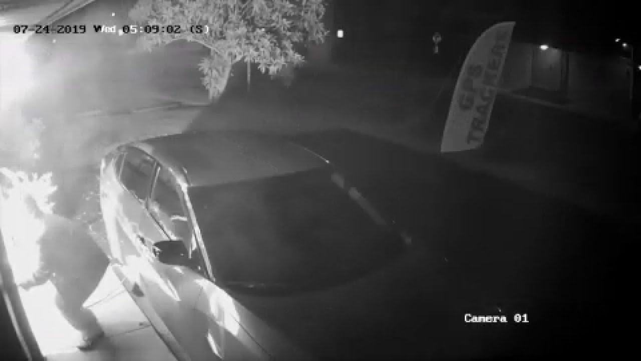 newspaper mockup Video: Blowtorch burglar sets spy shop on fire, police say