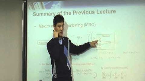 Advanced Wireless Communications (고급무선통신) Lecture 4