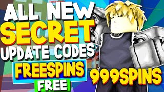 ALL NEW *SECRET* UPDATE CODES in SAITAMANIA CODES! (Saitamania Codes) ROBLOX