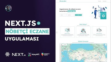 Nöbetçi Eczane Bulma Uygulaması | Next.js/React.js, Tailwind CSS, NoasyAPI, Google Maps API