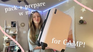 pack + prepare with me for camp !! || tips for packing