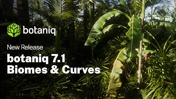 botaniq 7.1 | Biomes & Curves | Blender Vegetation Asset Library
