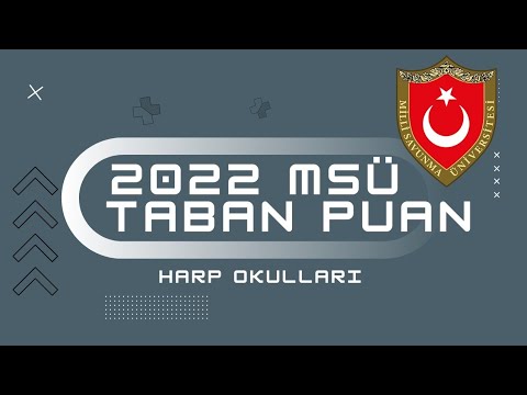 2022 MSÜ Harp Okulları Taban Puanı Tahminleri