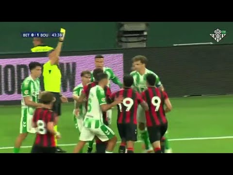 Video Antony & Alex Scott Red Card Drama During Real Betis Vs Bournemouth Club Friendly Match