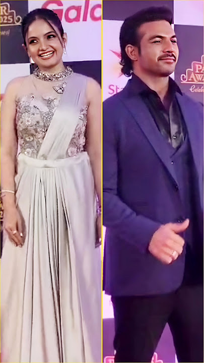 Star Parivaar Awards 2025: Gia Manek & Mohd Nazim aka Gopi & Ahem At #SPA2025 Red Carpet Event