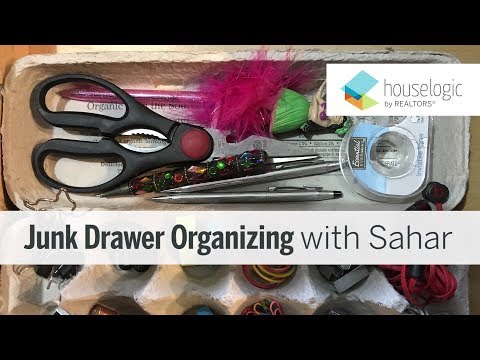 Junk Drawer Organizing with Sahar