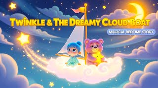 🌙 Twinkle and the Dreamy Cloud Boat | Magical Bedtime Story for Kids