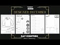 Designer December 18 - Retro and Stationery Journal and Planner Elements