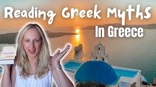 Reading Greek Myth Retellings in Greece 🇬🇷  Reading Vlog