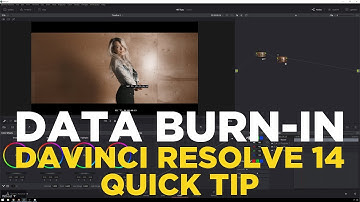 Timecode Overlay/Data Burn In - Davinci Resolve 14 Tutorial/Quick tip
