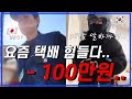 [한일부부/日韓夫婦] 점점 없어지는 택배물량.../だんだん無くなっていく宅配の物量...