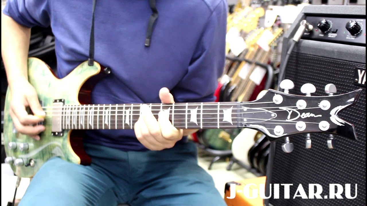 Dean Icon Flame Top Faded Denim Электрогитара