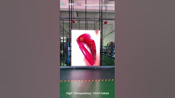 Indoor Transparent LED Display P2.6 | Factory Test