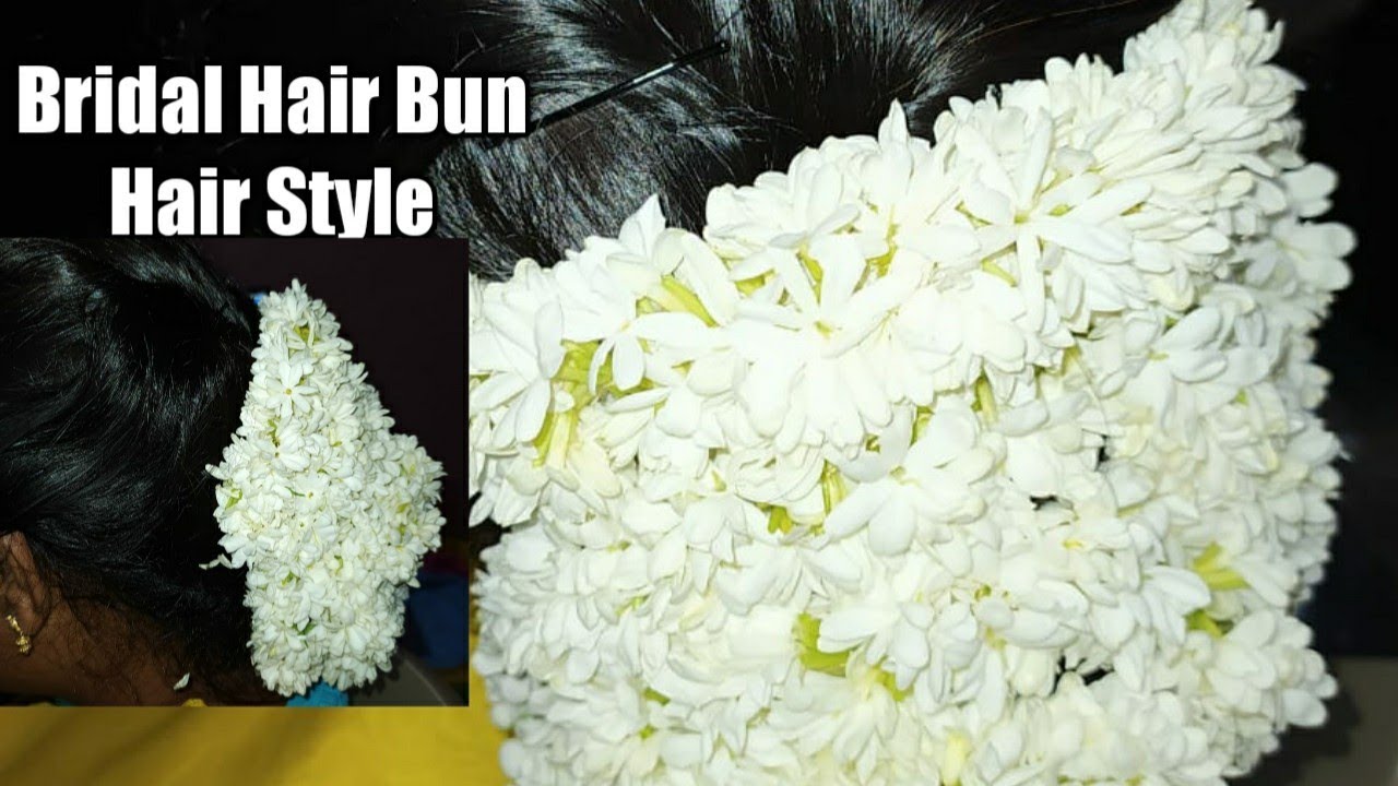 How To Make Bridal Hair Bun Hairstyle With Jasmine Flowers Bridal Hair Bun Wedding Bun Hairstyle how-to-make-bridal-hair-bun-hairstyle-with-jasmine-flowers-bridal-hair-bun-wedding-bun-hairstyle