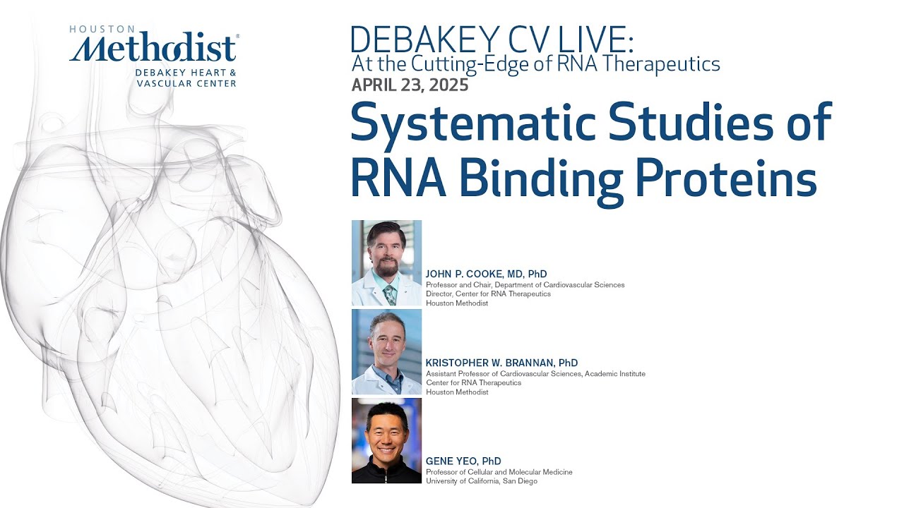 Systematic Studies of RNA Binding Proteins (Dr. Cooke)